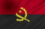 Vlag Angola - 100x150cm Spun-Poly